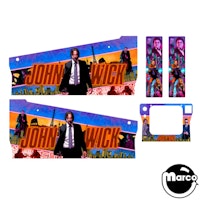 JOHN WICK PRE (Stern) Cabinet Decal Set