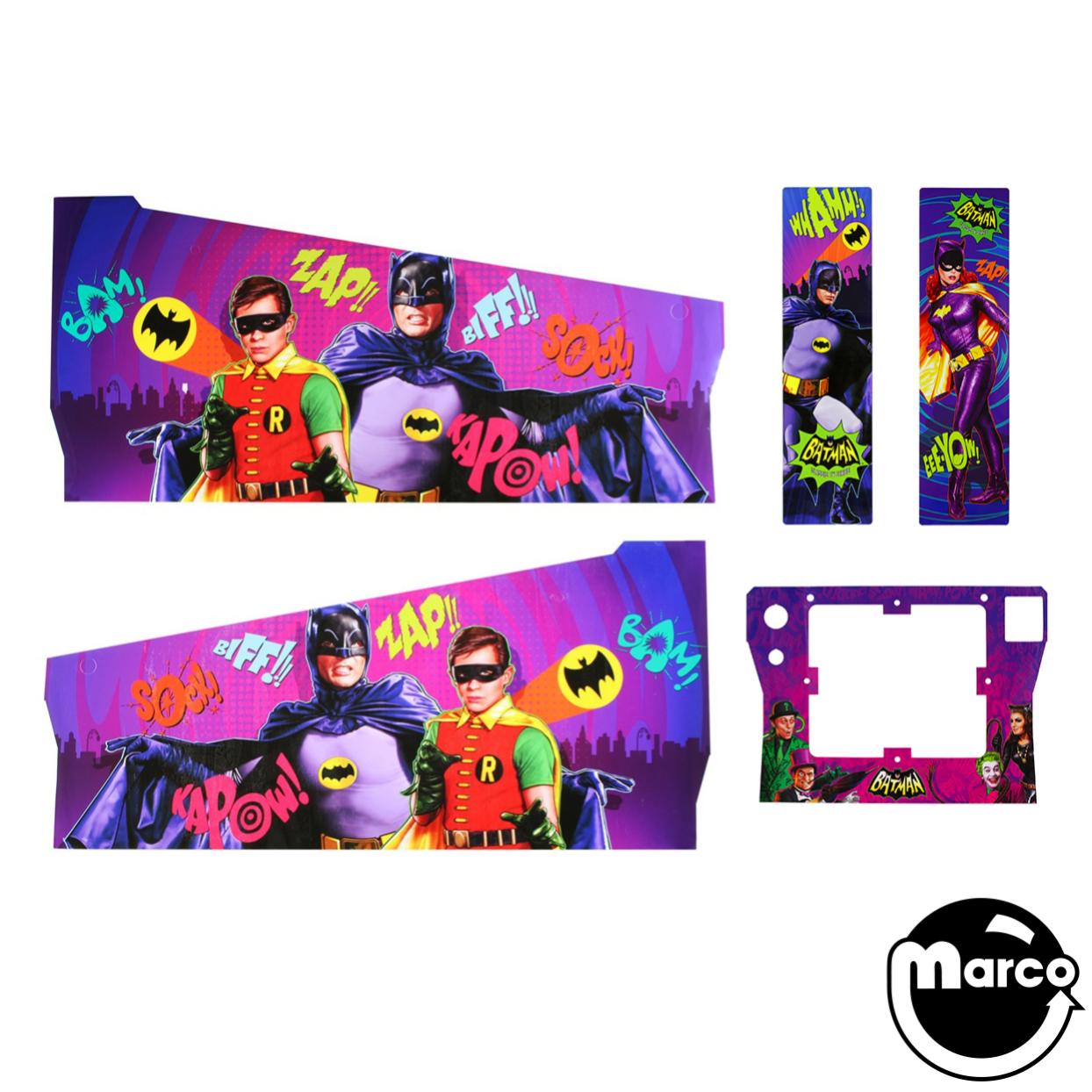 BATMAN 66 PREMIUM (Stern) Cabinet decals 820-78I2-0X