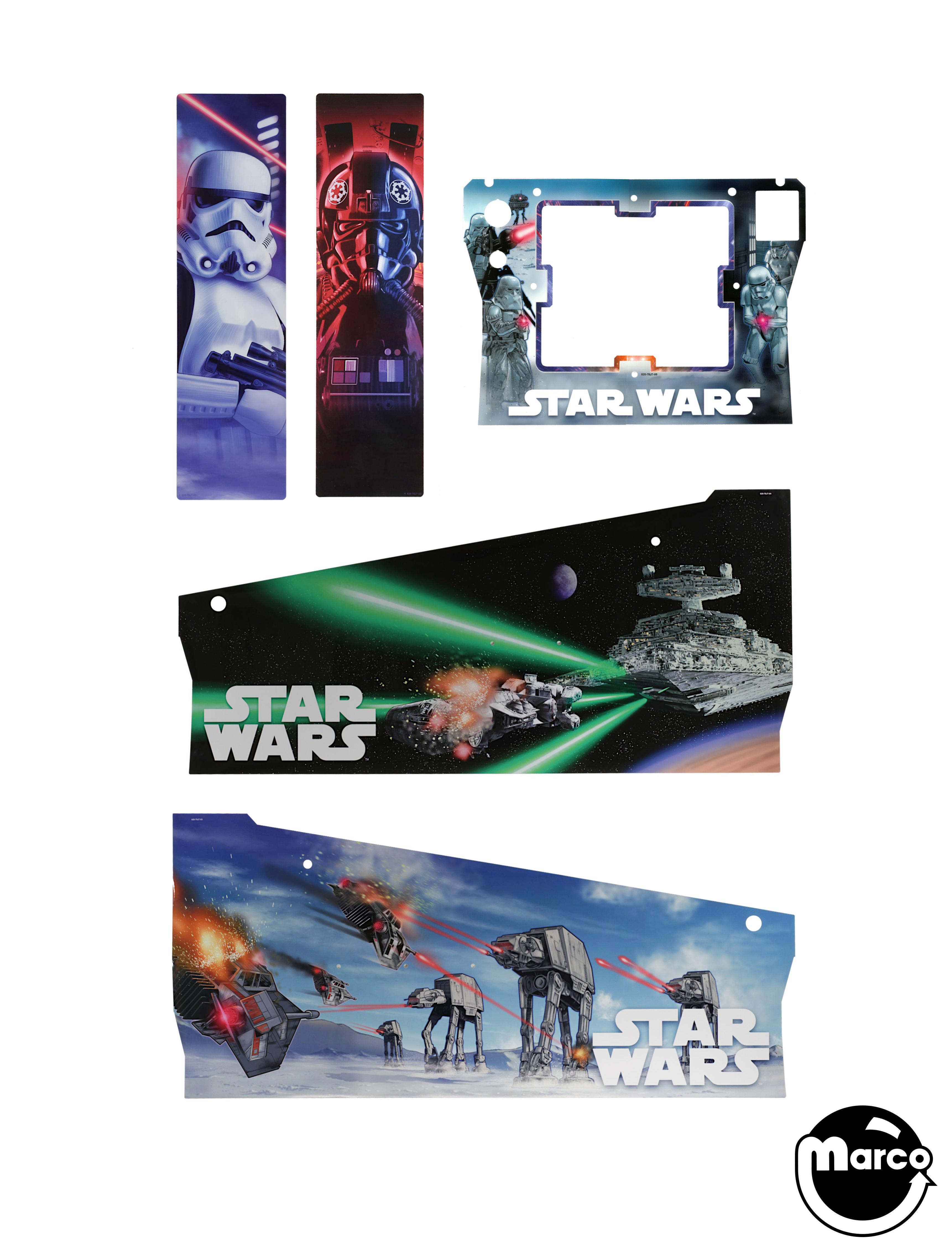 STAR WARS PREMIUM (Stern) Cabinet decal set (5) 820-78J7-XX