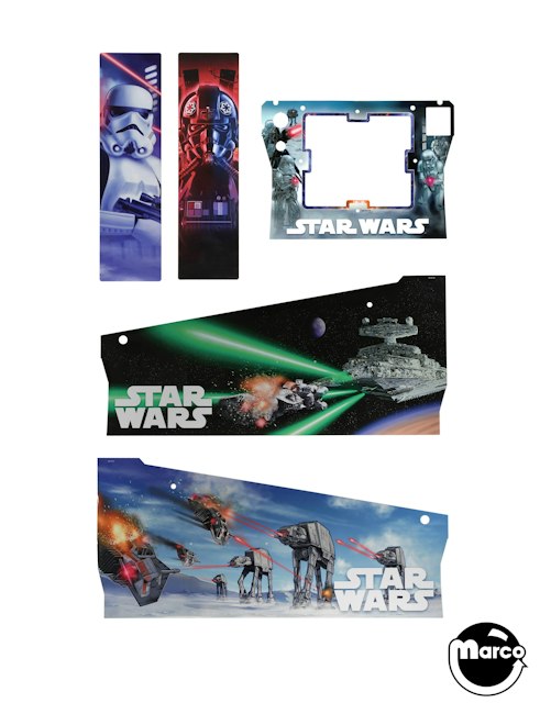 STAR WARS PREMIUM (Stern) Cabinet decal set (5) 820-78J7-XX