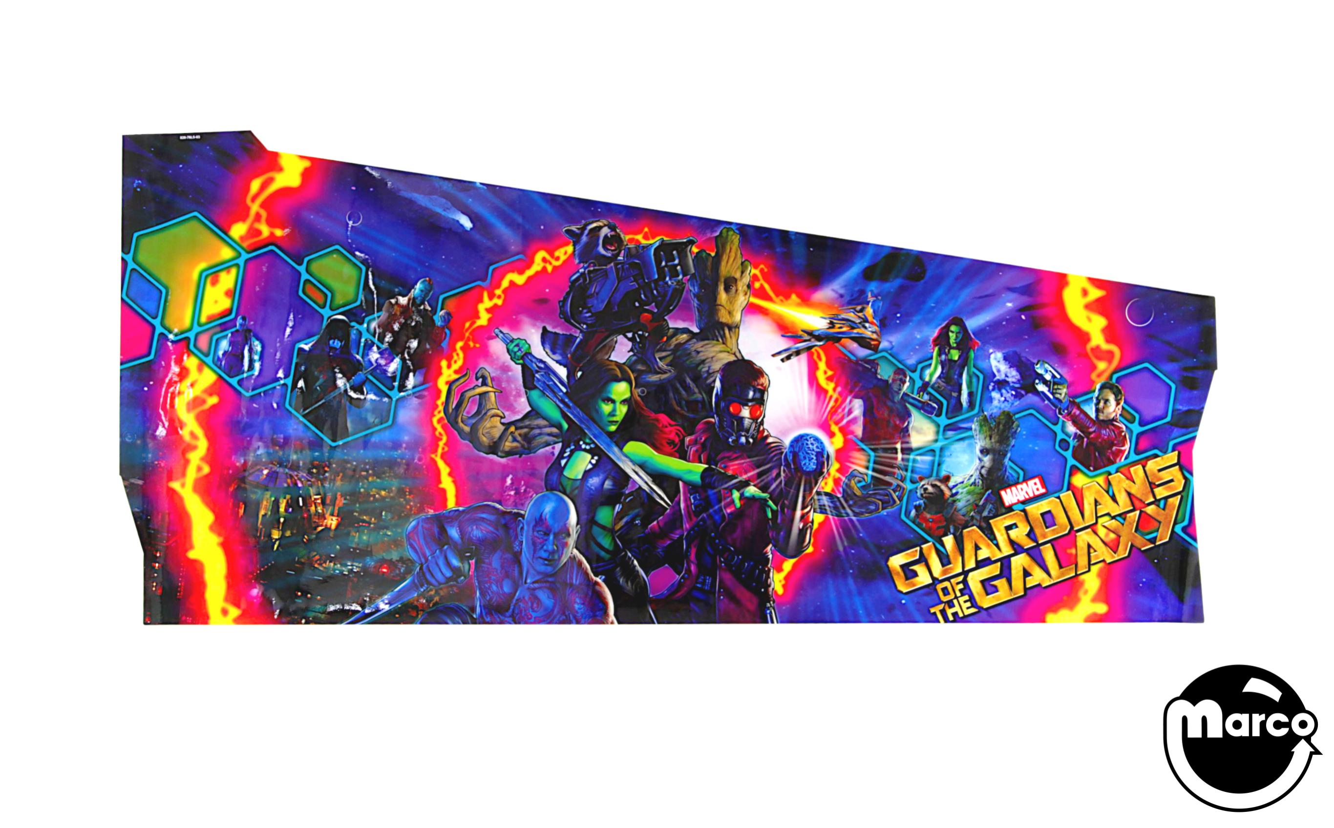 820-78L5-03 - GUARDIANS OF GALAXY PRO (Stern) Decal cabinet left