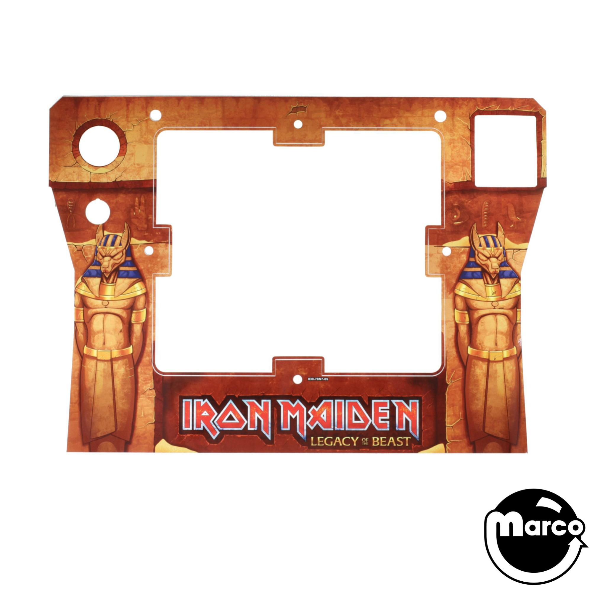Iron Maiden Prem Front Cabinet Decal