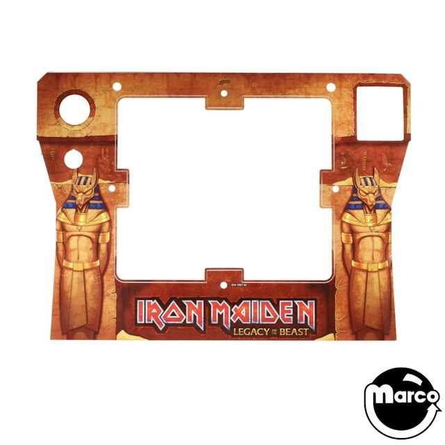 Iron Maiden Prem Front Cabinet Decal