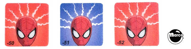 SPIDERMAN THE PIN (Stern) target decals