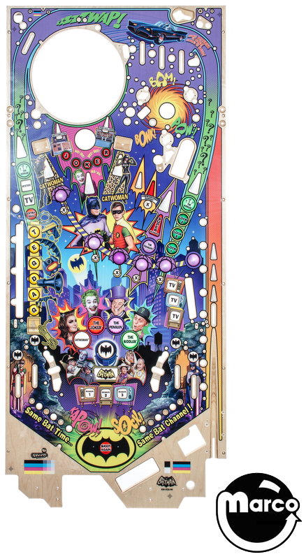 BATMAN 66 PREMIUM (Stern) Playfield