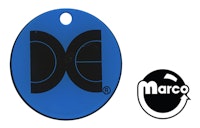 Key fob Data East blue