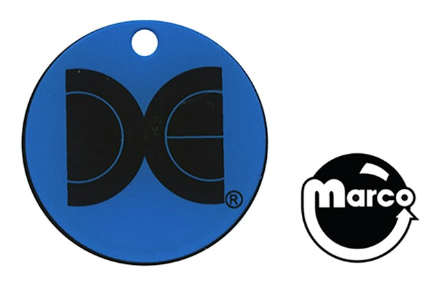 Key fob Data East blue