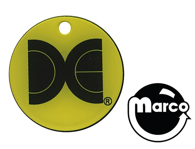 Key fob Data East yellow