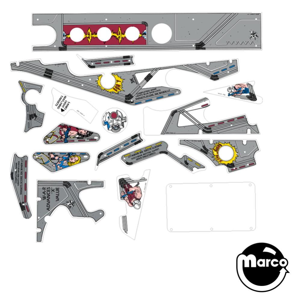 830-5000-XX - LASER WAR (Data East) Plastic set - Marco