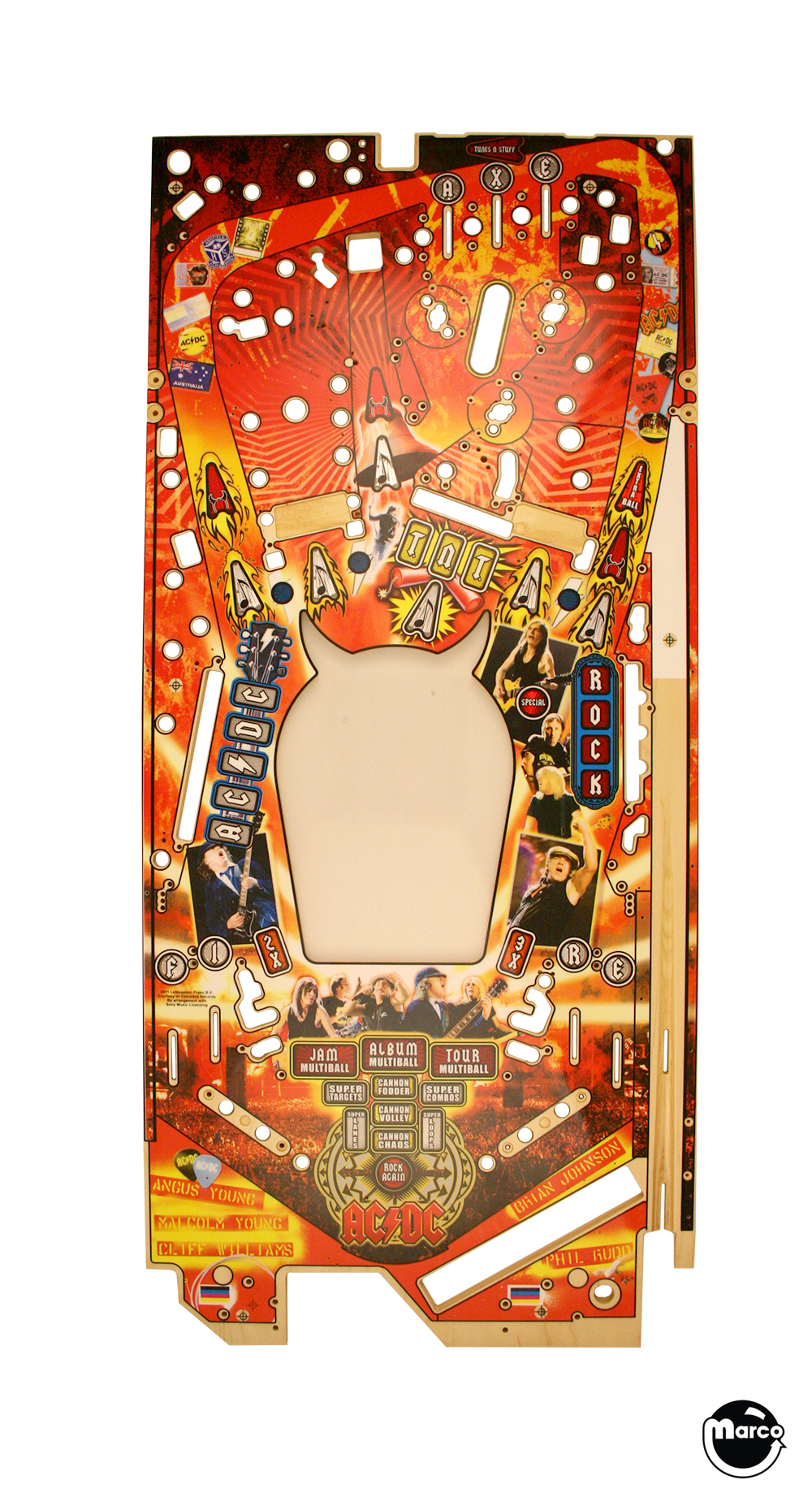 AC/DC PREMIUM (Stern) Playfield