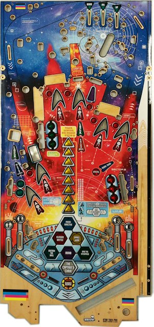 STAR TREK PRO (Stern) Playfield