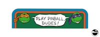 TEENAGE TURTLES (Data East) Pinball Topper