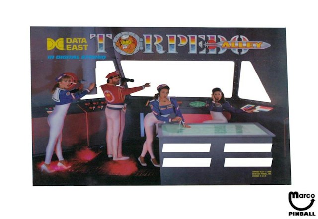 TORPEDO ALLEY (Data East) Translite