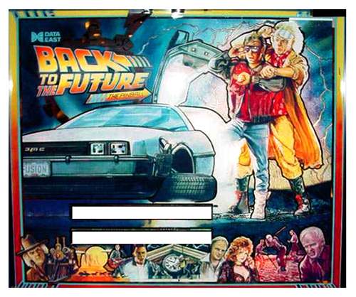 その他 the return glass edition 830-5209-01 - BACK TO THE FUTURE (DE) Backglass - Marco