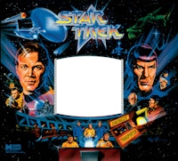 STAR TREK 25th (DE) Backglass