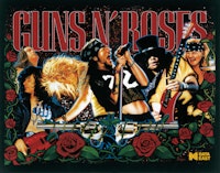 GUNS N ROSES (Data East) Backglass