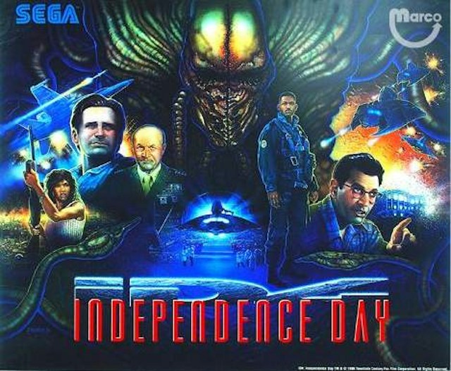 INDEPENDENCE DAY (Sega) Translite