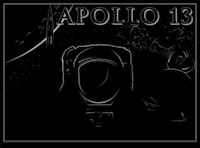 APOLLO 13 (Sega) mirrored backglass