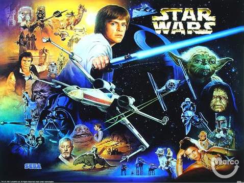 STAR WARS TRILOGY (Sega) Translite