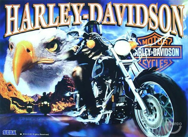 HARLEY DAVIDSON (Sega) Translite