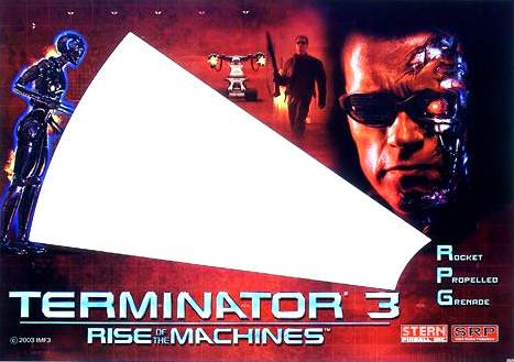 TERMINATOR 3 (Stern) Translite