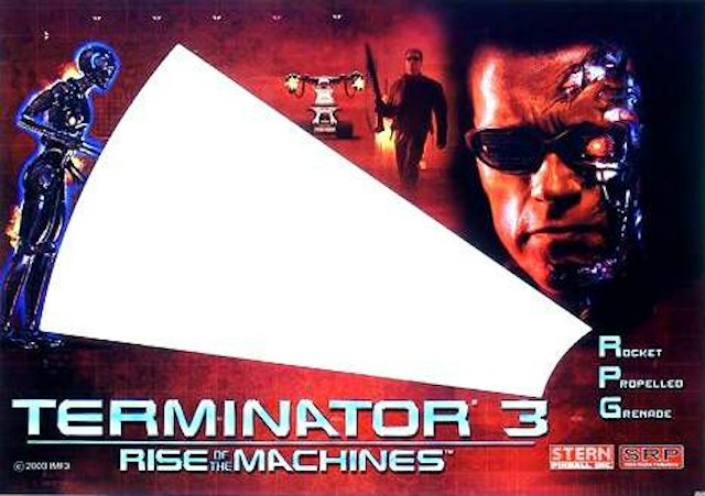 TERMINATOR 3 (Stern) Translite