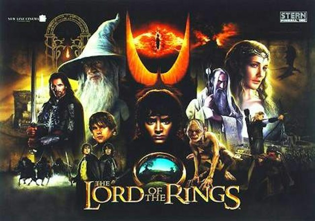 LORD OF THE RINGS (Stern) Translite