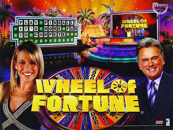 WHEEL OF FORTUNE (Stern) Translite