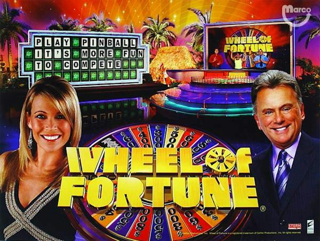 WHEEL OF FORTUNE (Stern) Translite
