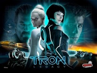 TRON (Stern) Translite girl