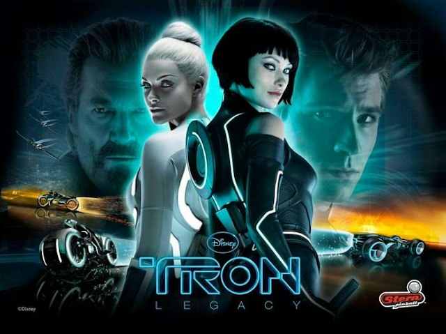 TRON (Stern) Translite females--Quarra and Gem