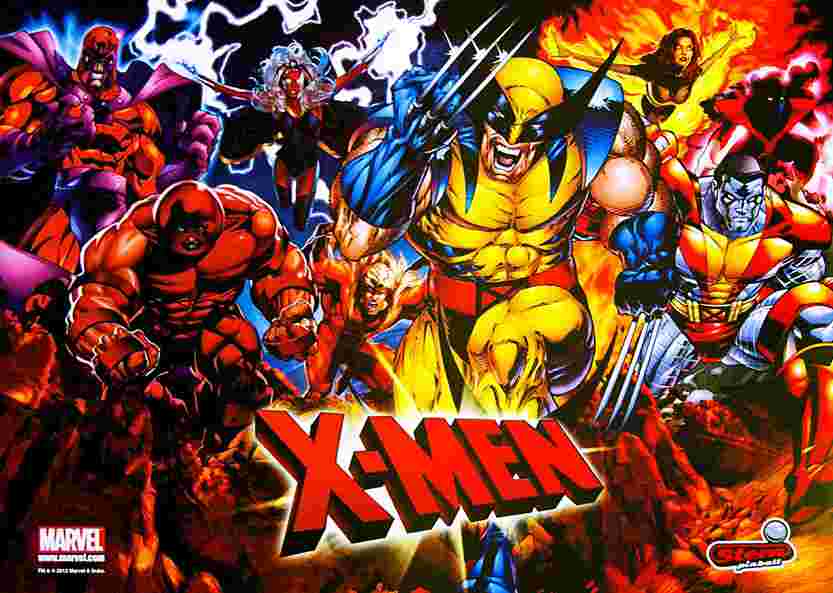 WS　X-MEN　SP 830-52D1-00 - X-MEN PRO (Stern) Translite - Marco