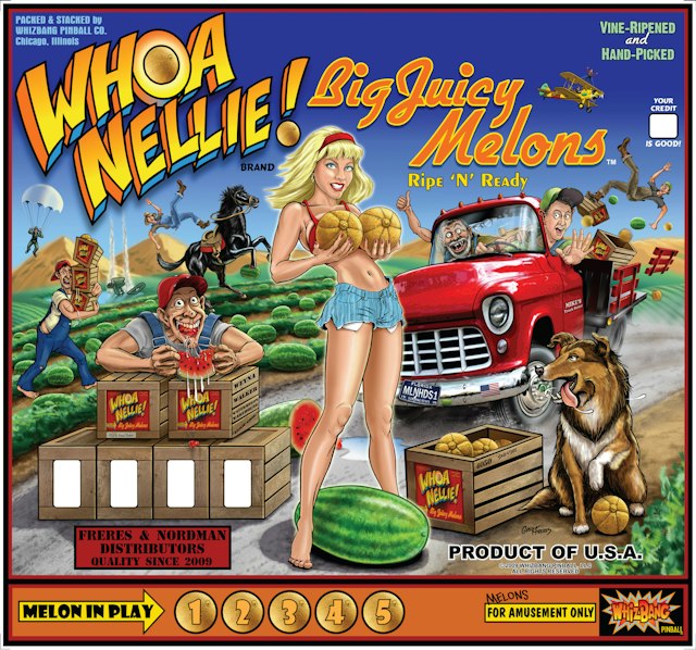 WHOA NELLIE (Stern) Backglass