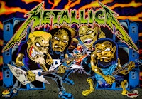 METALLICA PRO (Stern) Translite
