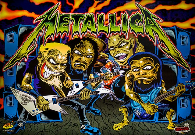 METALLICA PRO (Stern) Translite