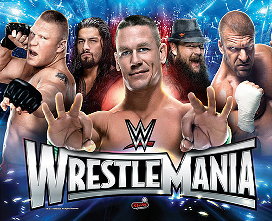 830-52G1-00 - WWE WRESTLEMANIA PRO (Stern) Translite - Marco