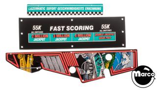 CHECKPOINT (Data East) Plastic set