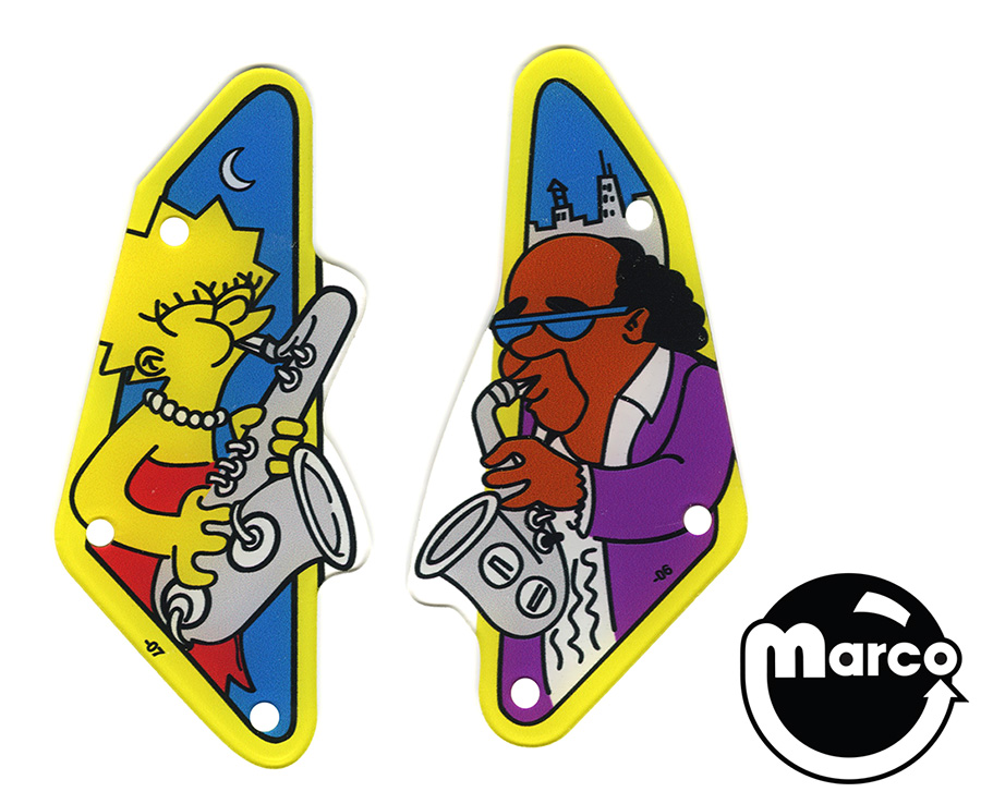 SIMPSONS (Data East) Slingshot plastics