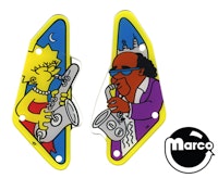 SIMPSONS (Data East) Slingshot plastic