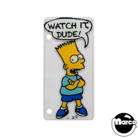 SIMPSONS (Data East) Shooter Lane Plastic