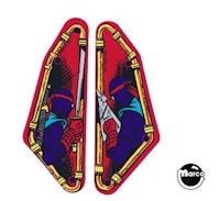 TEENAGE TURTLES (Data East) Slingshot plastic set