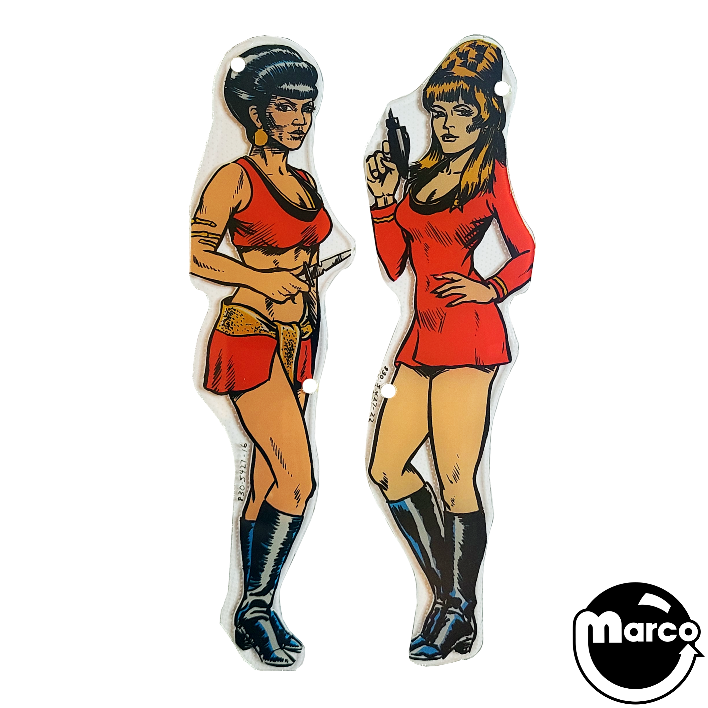 STAR TREK 25th (DE) Playfield plastics