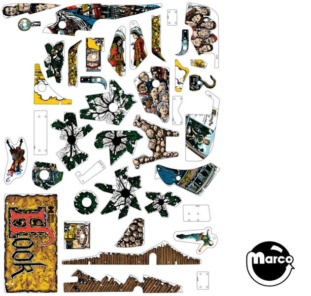 KIT ELASTIQUES FLIPPER - JURASSIC PARK - 1993 - DATA EAST - Pinball KIT ELASTIQUES FLIPPER - JURASSIC PARK - 1993 - DATA EAST - Pinball