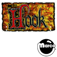 HOOK (Data East) Backbox pinball topper