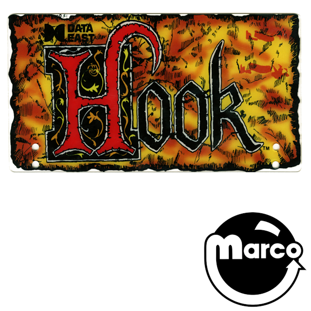 HOOK (Data East) Backbox topper