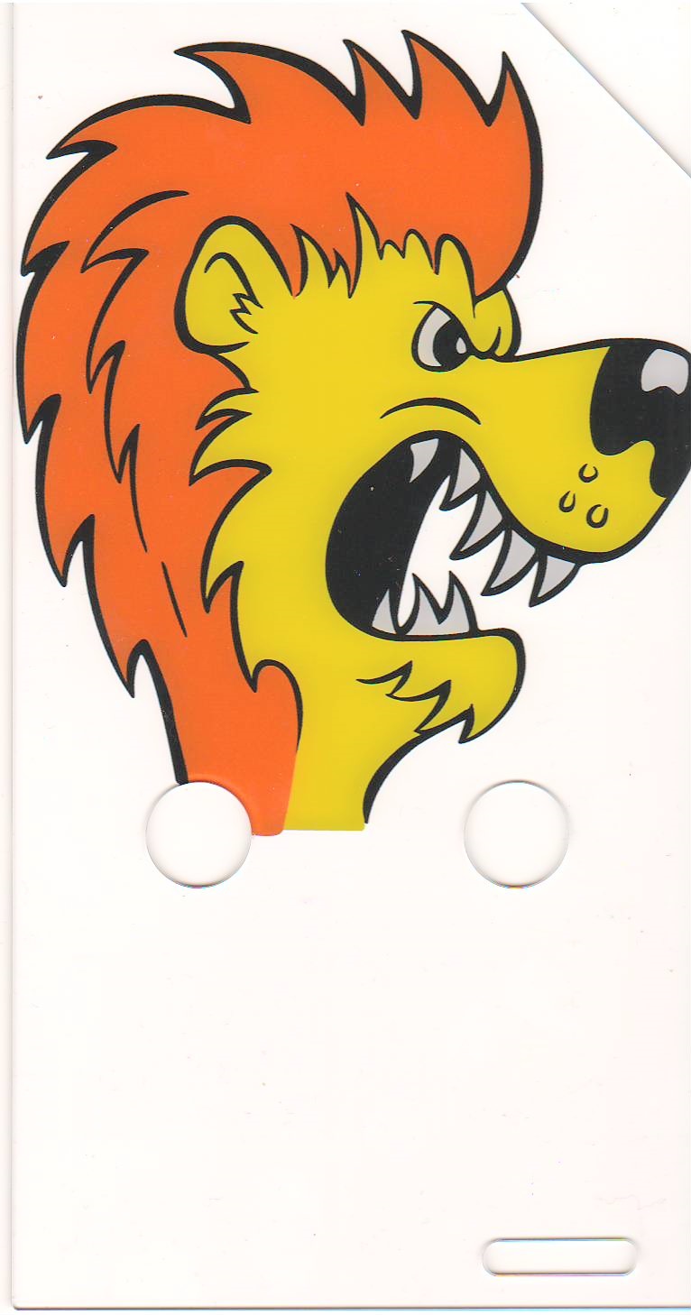 ROCKY & BULLWINKLE (DE) Plastic Lion
