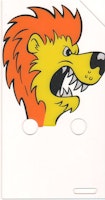 ROCKY & BULLWINKLE (DE) Plastic Lion