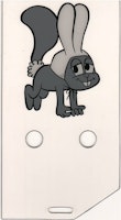 ROCKY & BULLWINKLE (DE) Plastic Rocky