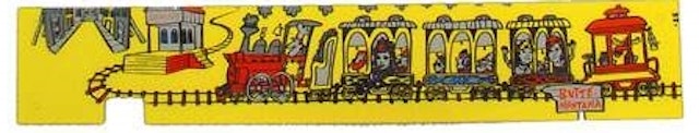 ROCKY & BULLWINKLE (DE) Plastic back wall