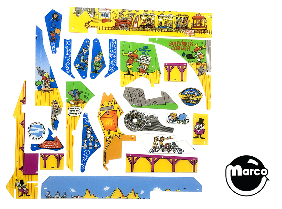 830-5445-XX - ROCKY & BULLWINKLE (DE) Plastic set - Marco